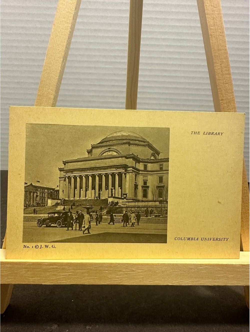 Vintage 1920s Columbia University Low Library Postcard Pictorial Co New York